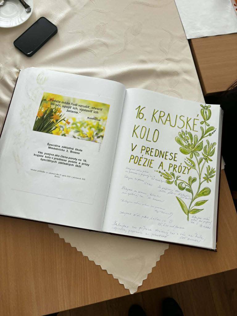 Hnúšťa, 6.5.2026 - Dňa 29. apríla 2026 sa v Brezne uskutočnilo krajské kolo v prednese poézie a prózy, na ktorom sa stretli talentovaní žiaci z celého kraja. Podujatie sa nieslo v príjemnej atmosfére plnej emócií, odvahy a radosti z umeleckého slova.