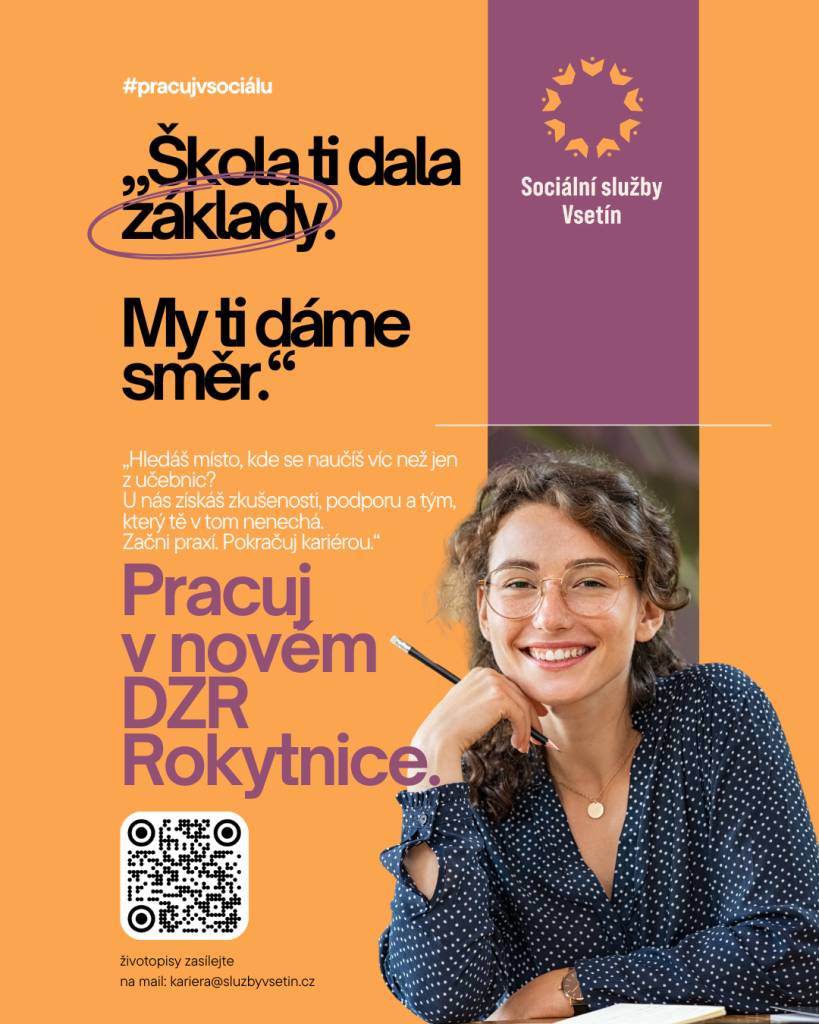 hledají pracovníky do přímé péče. Info v příloze.