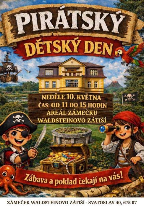 Více info na odkaze níže: PIRÁTSKÝ DĚTSKÝ DEN