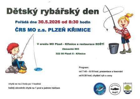Křimičtí rybáři zvou na DĚTSKÝ RYBÁŘSKÝ DEN a chytání ryb o ceny