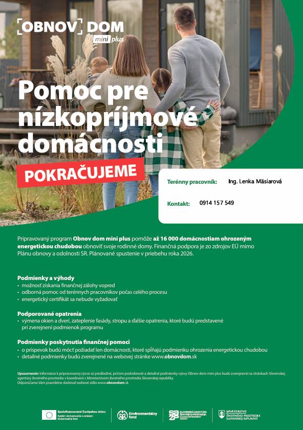 Obnov dom Mini Plus