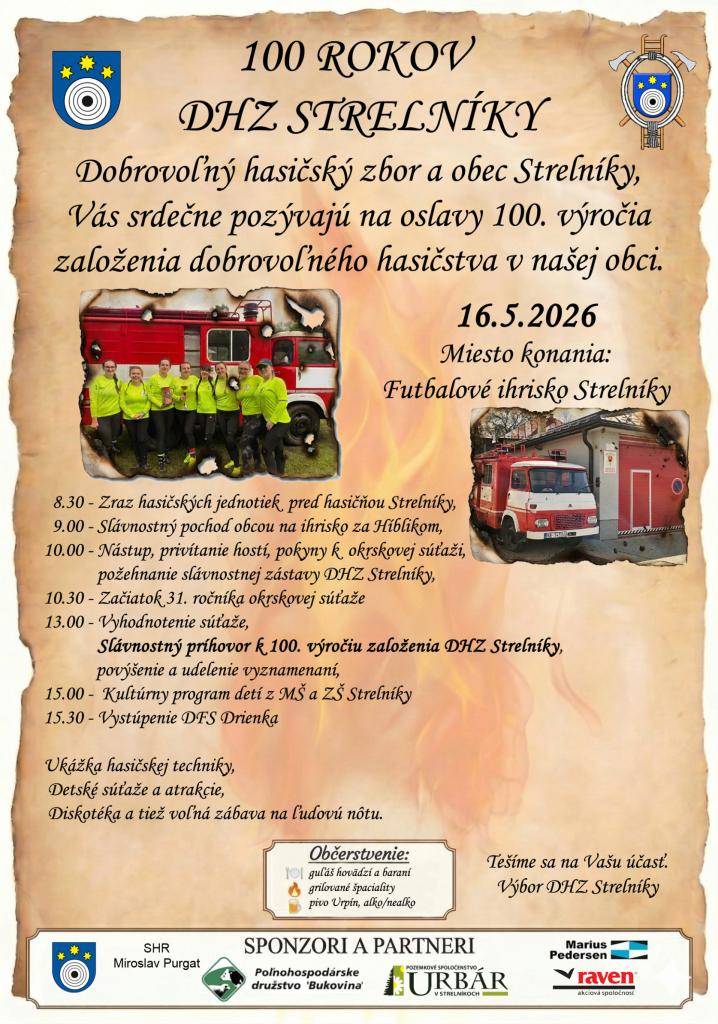 Oslava 100.výročia DHZ Strelníky