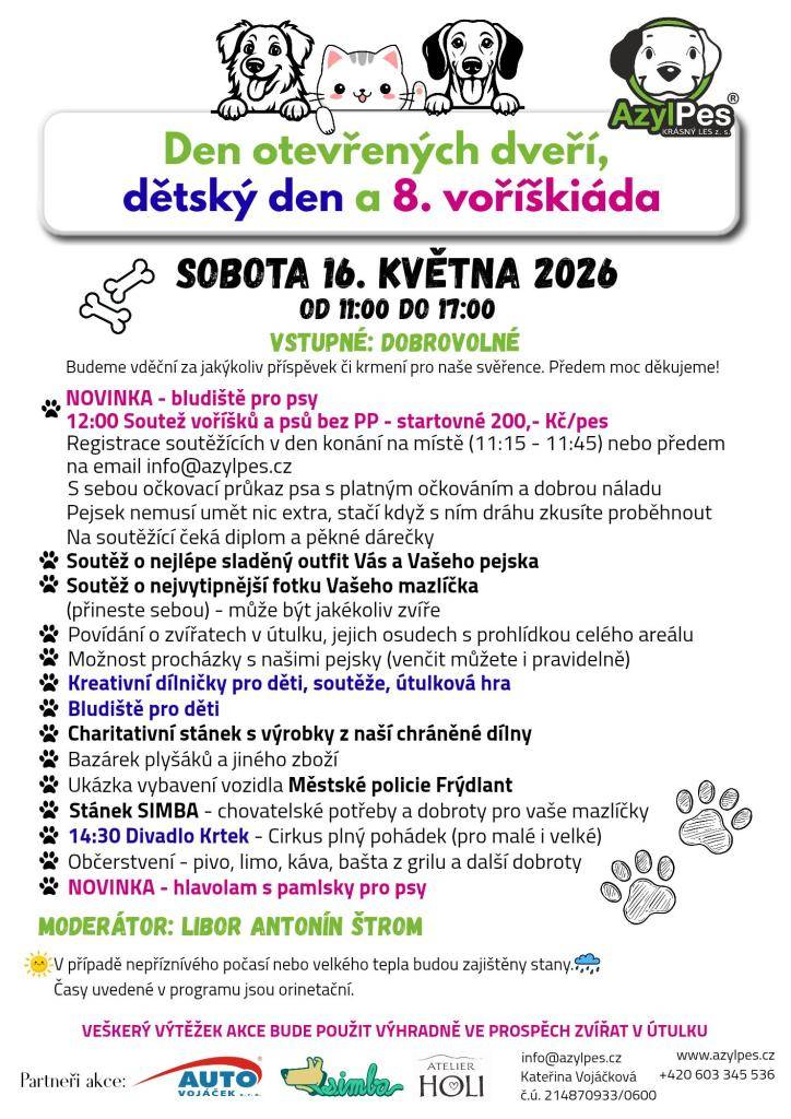 sobota 16. 5. 2026 od 11 do 17 hodi