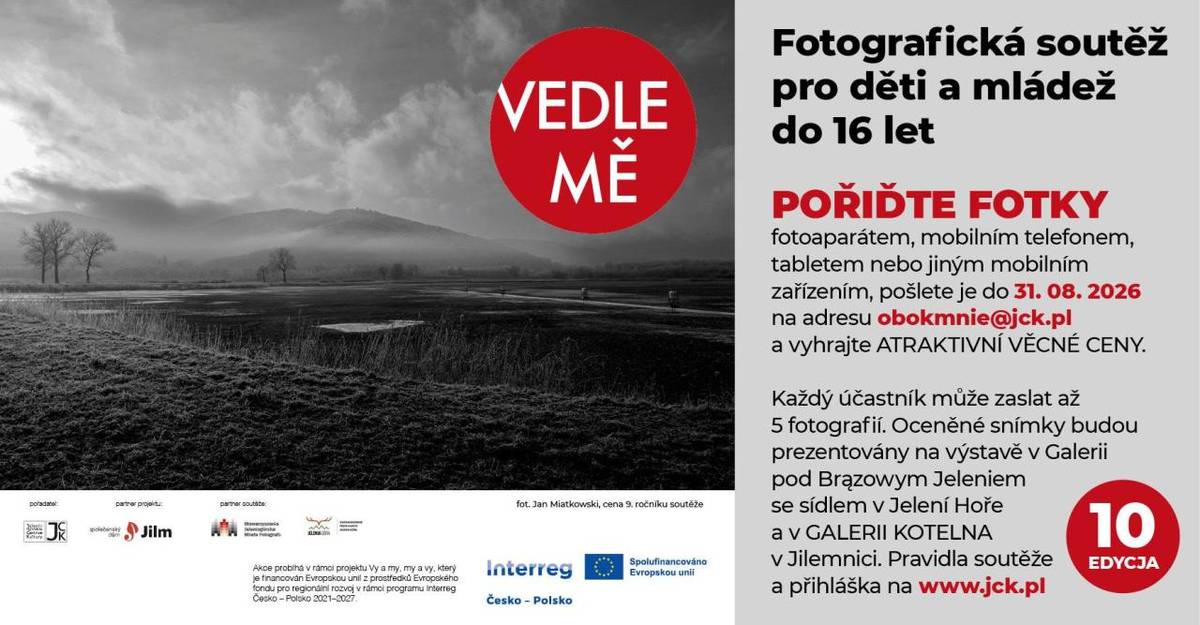Fotografická soutěž pro děti a mládež do 16 let.
