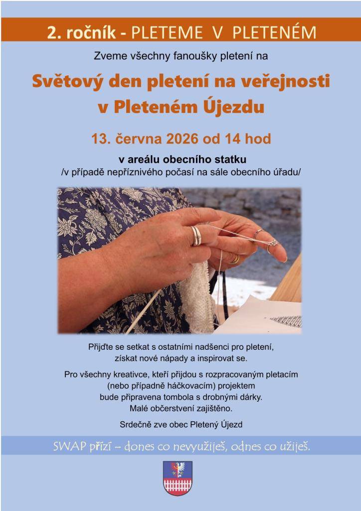 Pletený Újezd - 13. června 2026 od 14 hodin v areálu obecního statku