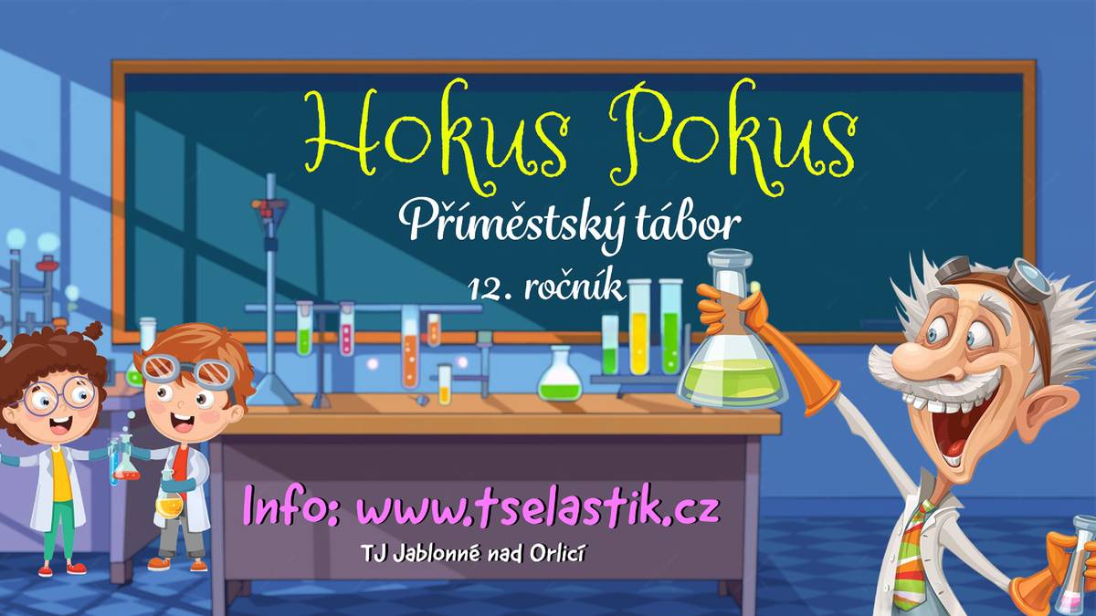 Milí rodiče, řešíte prázdninový program pro vaše děti? Dáváme vědět, že oblíbené příměstské tábory nabité rozmanitými aktivitami vedené Ivetou Romanovou jsou opět tady. Termíny:   1. turnus 6. - 10.7.2026 2. turnus 13. - 17.7.2026 3. turnus 20. - 24.7.2026  Podrobné informace a přihlášky: https://tselastik.cz/primestsky-tabor/