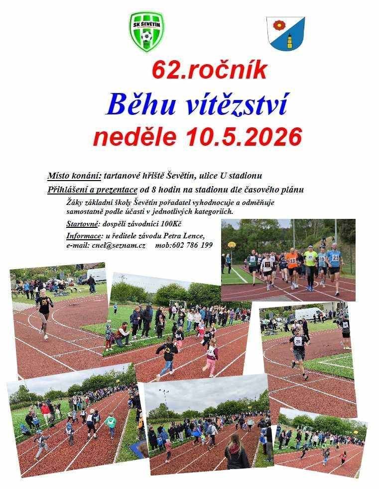 Již zítra, v neděli 10. května, se na Vás těšíme u startovní čáry.