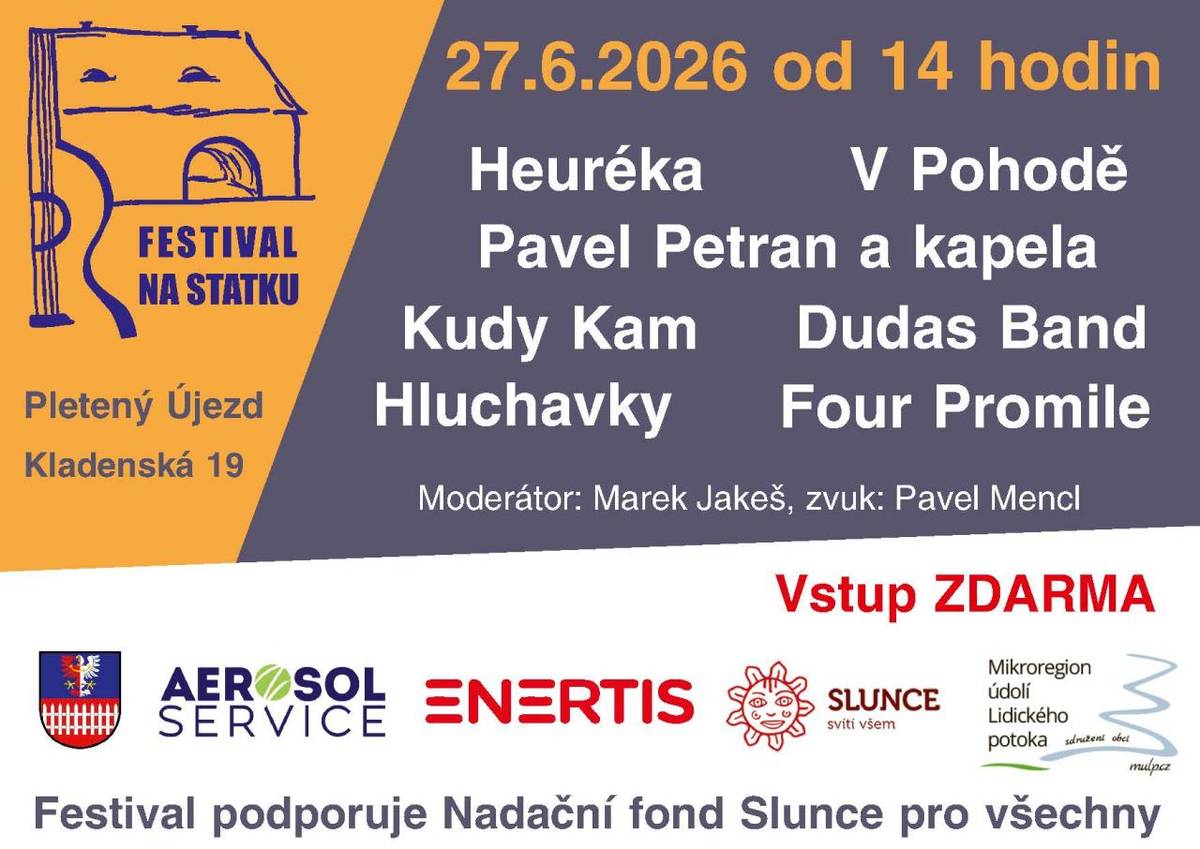 Pletený Újezd - 27. června 2026 od 14 hodi