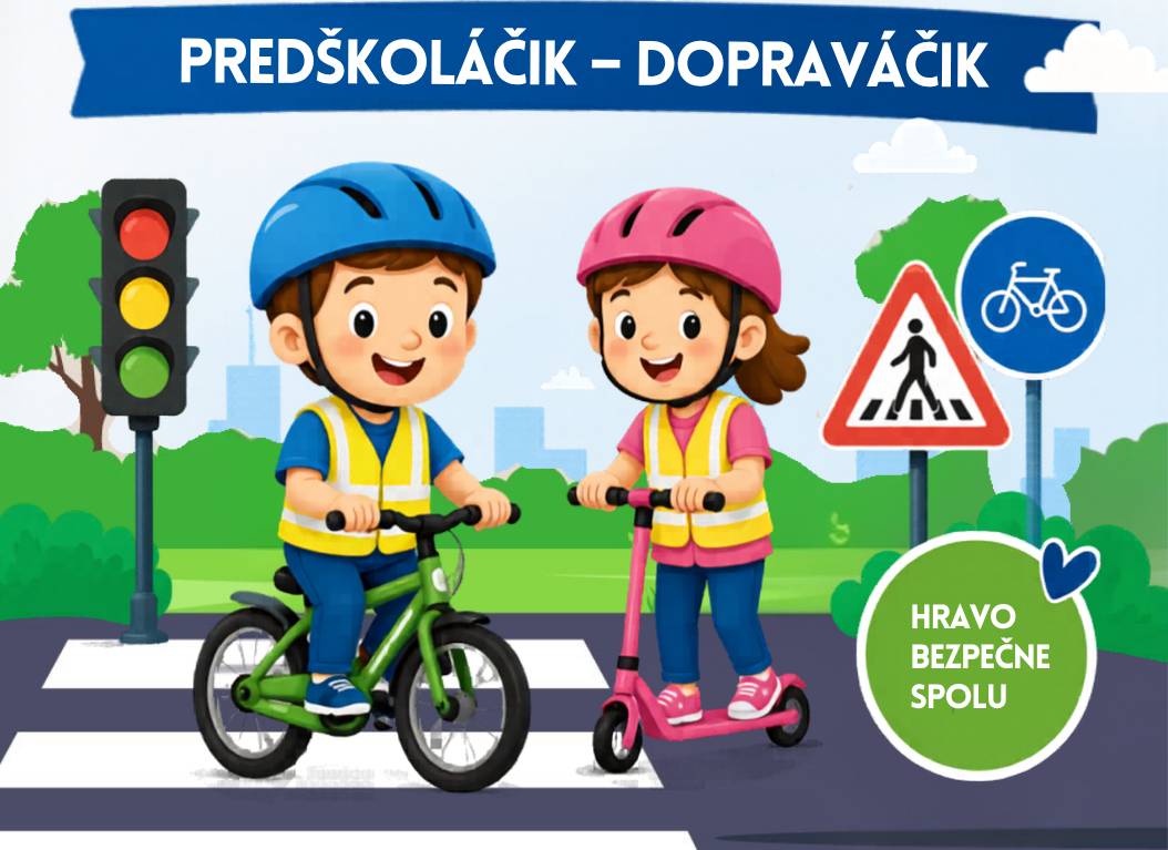 Mesto Piešťany a Mestská polícia Piešťany pozývajú materské školy na 9. ročník dopravnej súťaže „Predškoláčik – dopraváčik“, ktorá sa uskutoční vo štvrtok 21. mája 2026 v priestoroch Materskej školy na Detvianskej ulici.