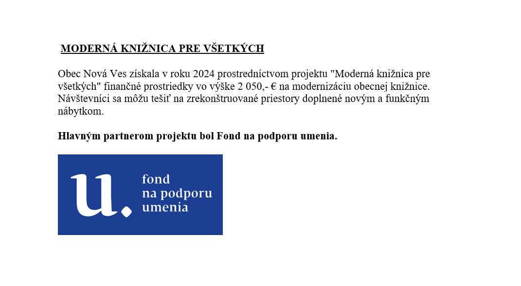 MODERNÁ KNIŽNICA PRE VŠETKÝCH