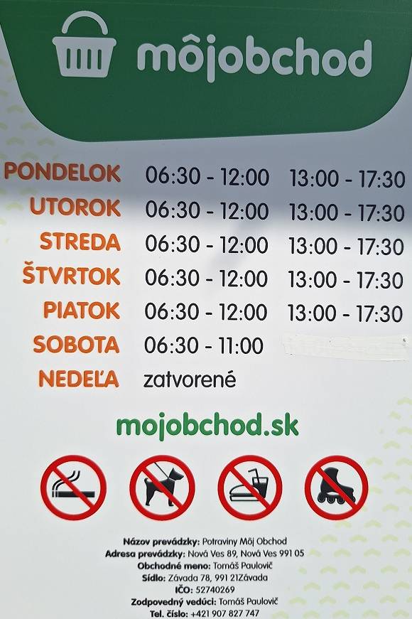 Otvorenie obchodu od 22.08.2025