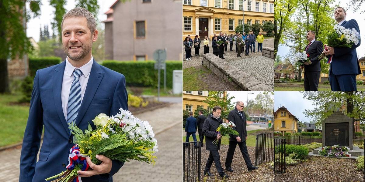 Fotogalerie 💎>>> Několika fotografiemi si připomeňme včerejší svátek, Den vítězství. Položením květin u Pomníku obětem válek a na místním hřbitově vzdali zástupci Města Hrádek nad Nisou, Armády ČR i občanů našeho města hold všem, kteří v tomto největším konfliktu v dějinách lidstva ztratili to nejcennější. Tento státní svátek není jen oslavou konce bojů v Evropě, ale především připomínkou křehkosti míru a hrdinství těch, díky kterým dnes žijeme ve svobodě.