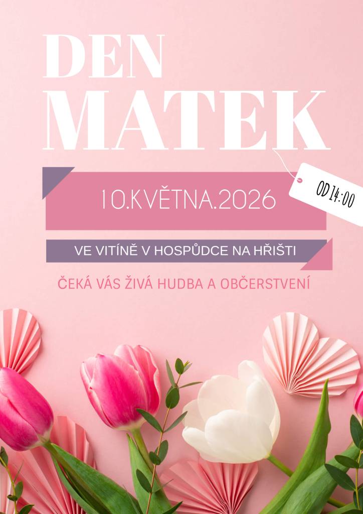 Těšíme se na všechny maminky.
