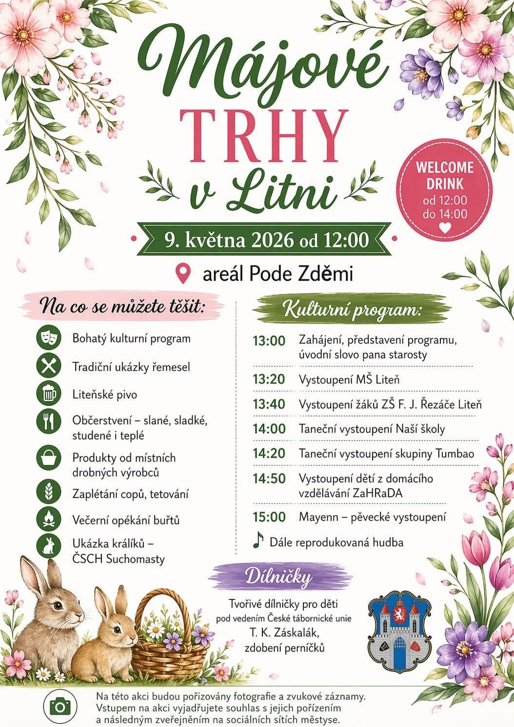 Přijďte, těšíme se na vás!  Detaily akce v přiloženém letáčku.