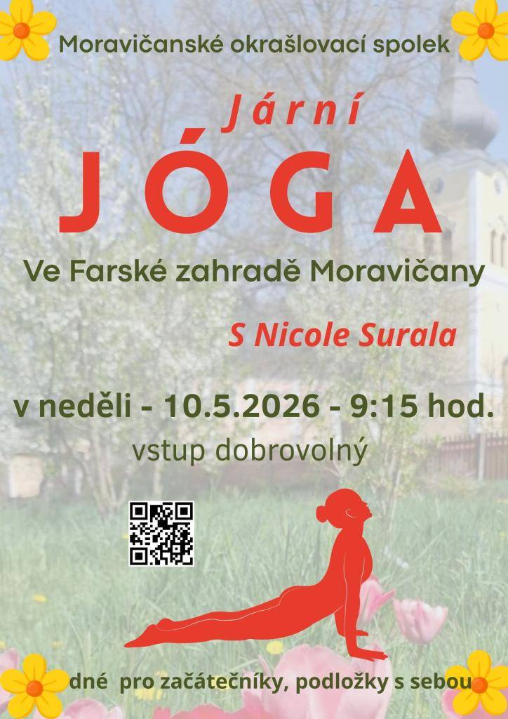 V neděli 10.5.2026 startujeme lekce jógy