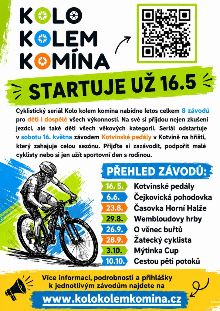 Cyklistický seriál pro děti a dospělé