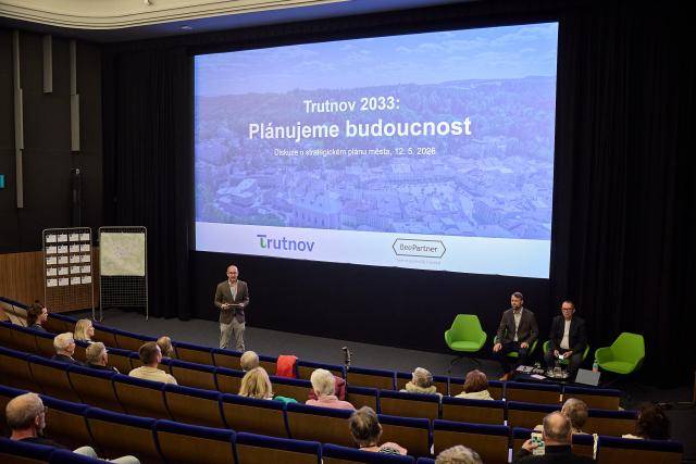 Kino Vesmír patřilo v úterý 12. května rozvoji a budoucnosti Trutnova. Starosta města Ing. arch. Michal Rosa představil vlajkové projekty připravovaného nového Strategického plánu rozvoje města pro období let 2026 až 2033.                               Číst dál...