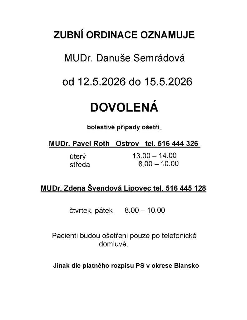 od 12.5. do 15.5.2026