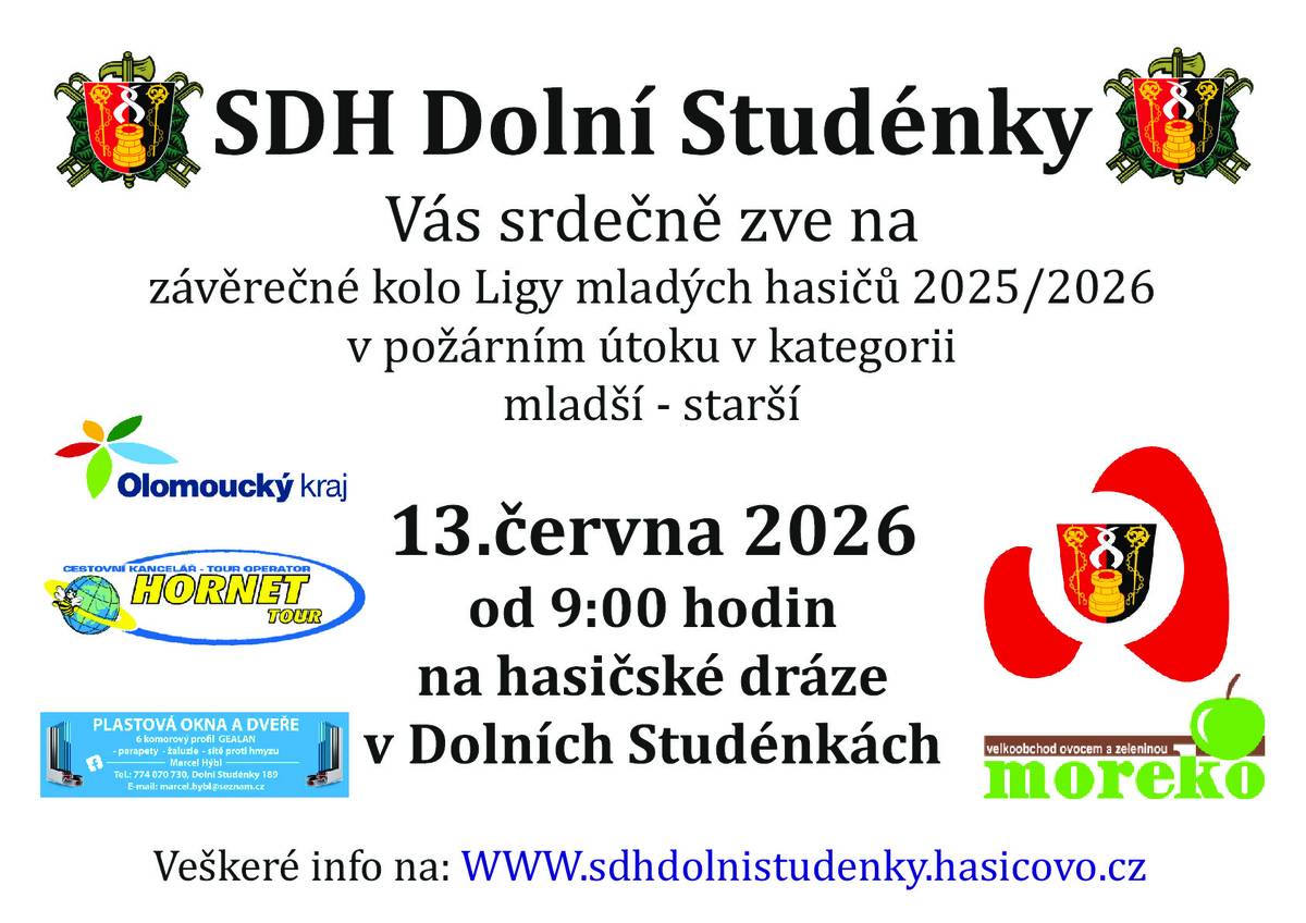 pozvánka na hasičské závody dětí