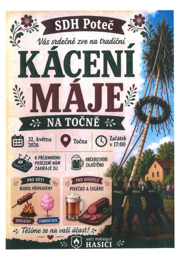 Kácení máje na točně