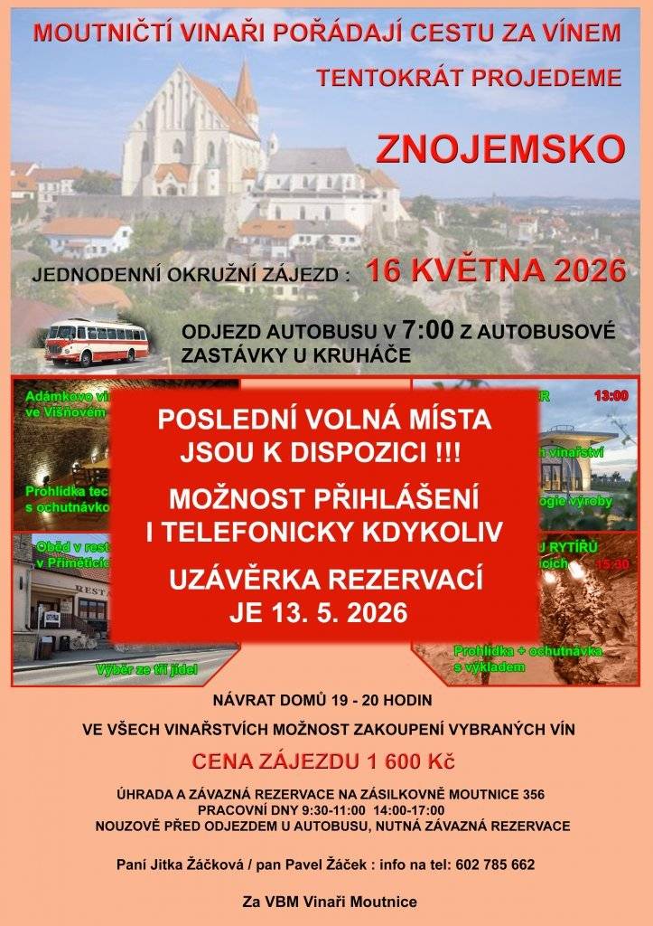 Zveme na zájezd