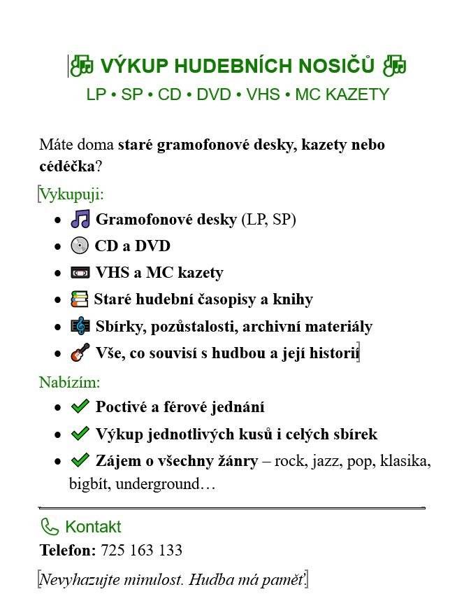 Výkup hudebních nosičů
