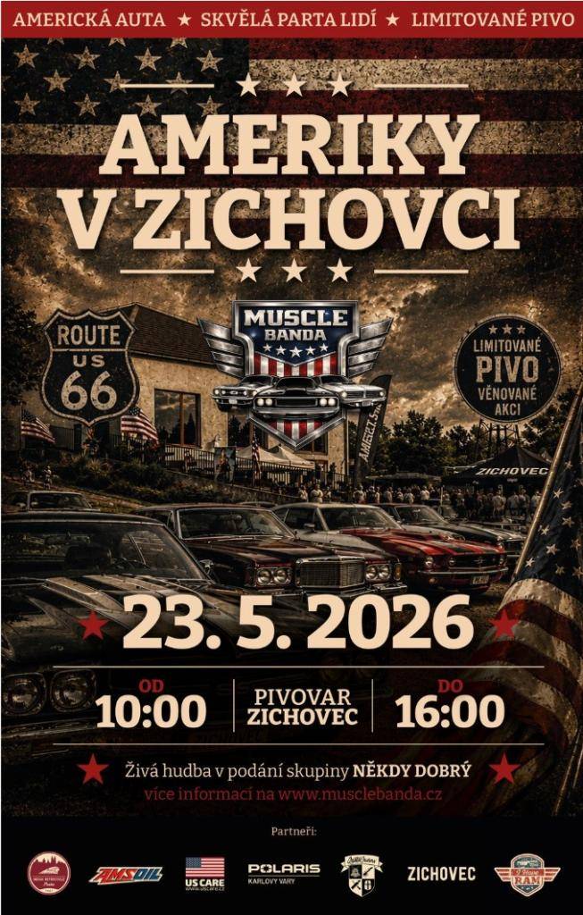 Zapište si do svých kalendářů skvělou akci a přijďte s celou rodinou na další ročník Amerik v Zichovci.