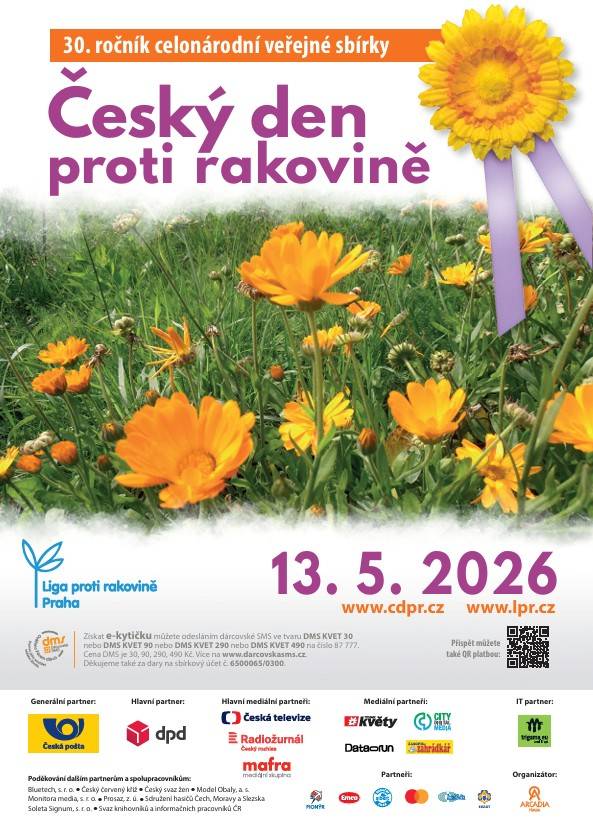 V Dobromilicích můžete zakoupením kytičky přispět do sbírky na obecním úřadě a v mateřské škole.