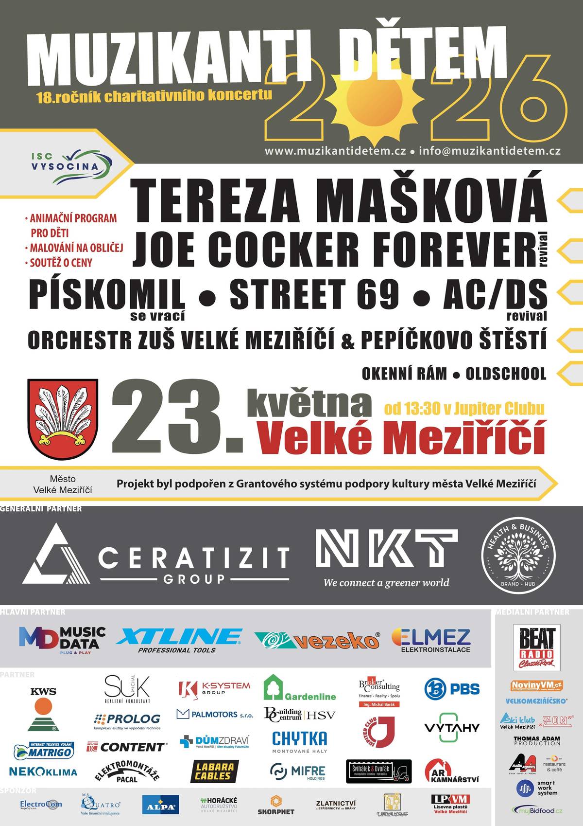 Letos charitativní koncert podpoří sportovce s tělesným postižením 🦽 Výtěžek bude věnován organizaci ISC Vysočina, z. s., která vznikla v lednu 2026 spojením dvou spolků sdružujících sportovce s tělesným postižením. Jejich společným cílem je budovat na Vysočině kvalitní podmínky pro rozvoj parasportu. Tato organizace má sídlo u nás ve Vídni a jejími členy jsou občané Vídně. Pokud to je ve Vašich možnostech, budeme rádi za jakoukoliv podporu.