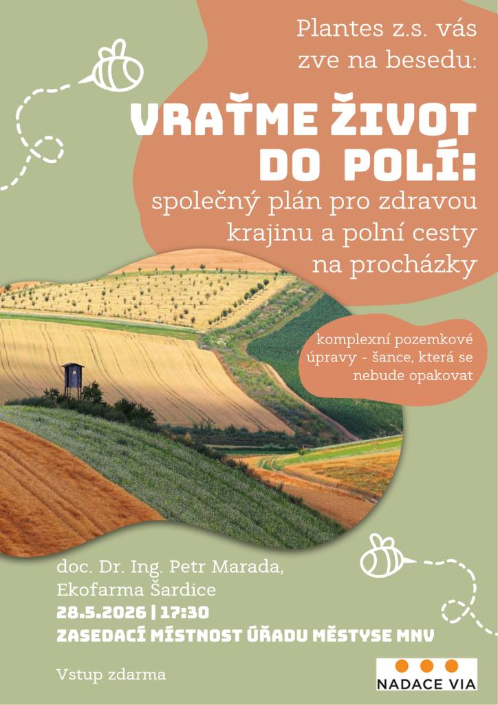 Beseda - Vraťme život do polí - 28.5.2026