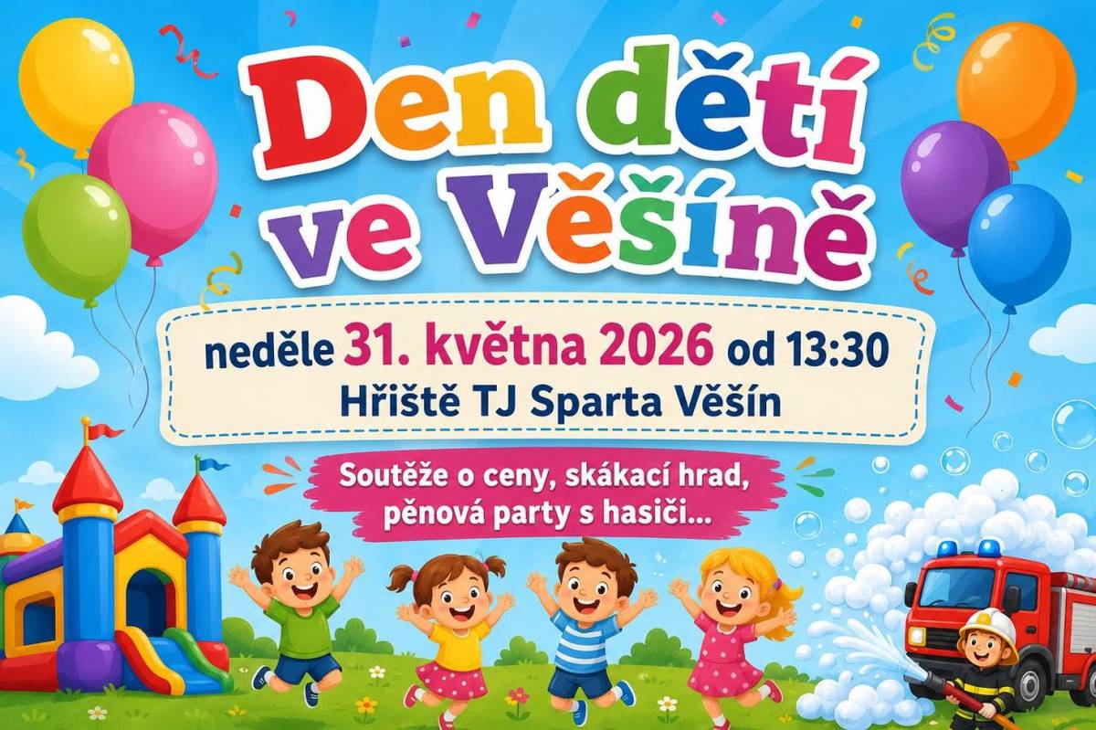Soutěže o ceny, skákací hrad, pěnová párty