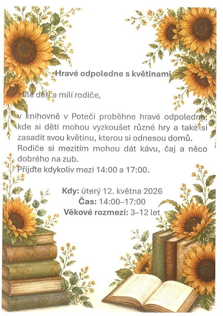 Hravé odpoledne s květinami