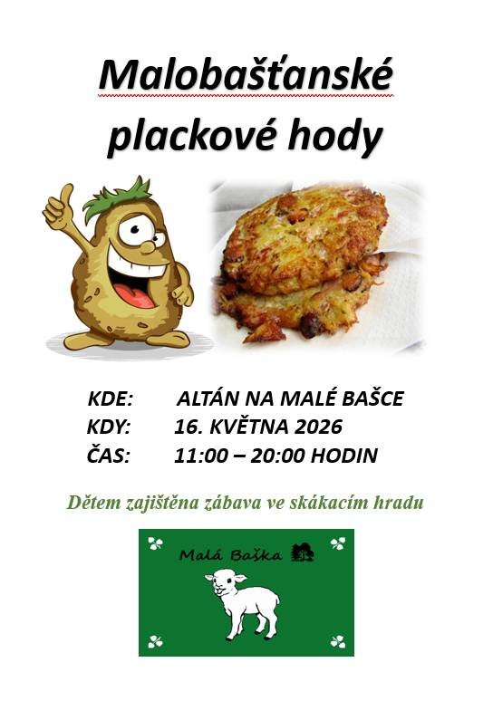Zveme Vás už tuto sobotu na Plackové hody na Malé Bašce!