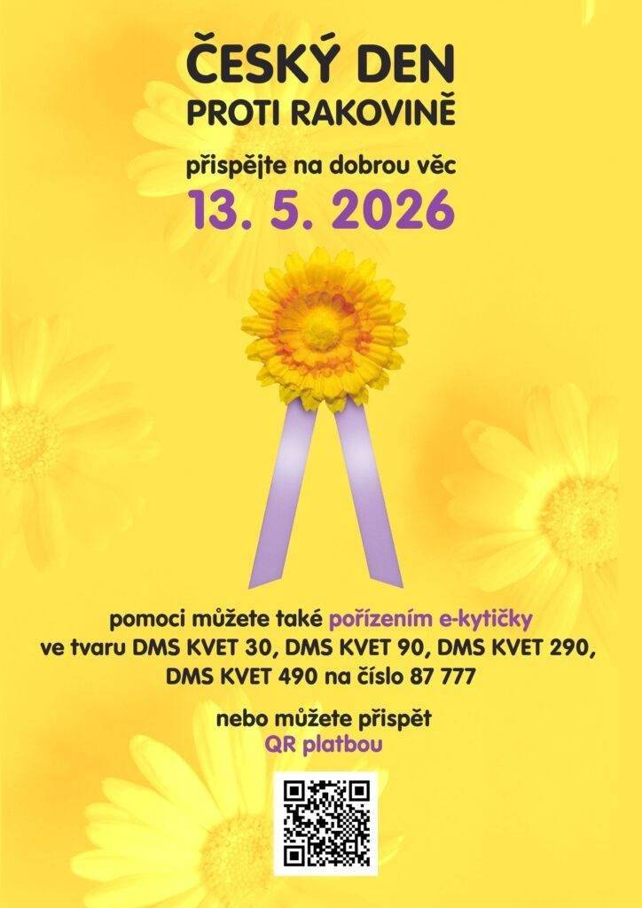 Naše Základní a Mateřská škola se letos opět zapojila do veřejné sbírky „Český den proti rakovině.“ Žáci i děti, spolu s pedagogy, budou ve středu 13. května v dopoledních hodinách nabízet k zakoupení květy měsíčku lékařského, který je symbolem této akce. Za každý příspěvek předem děkujeme.