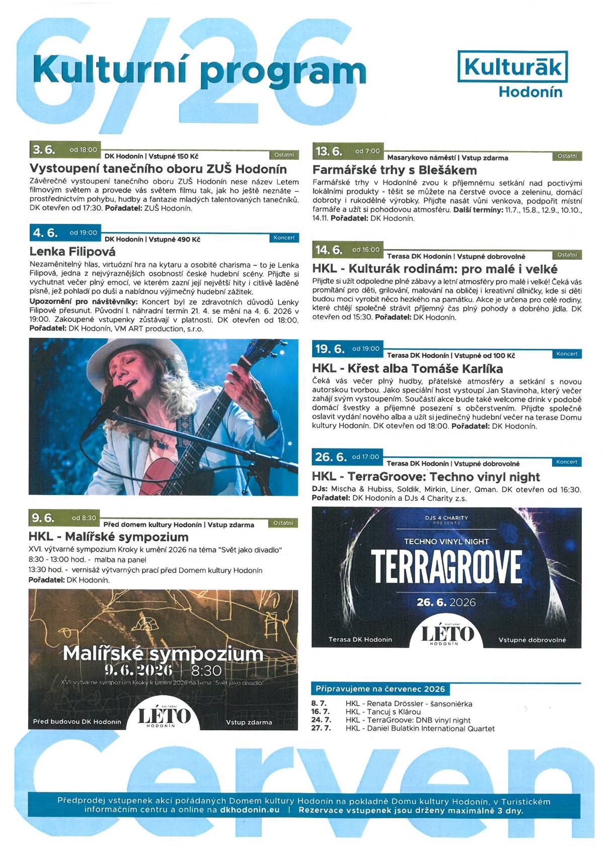 Kulturní program červen/2026