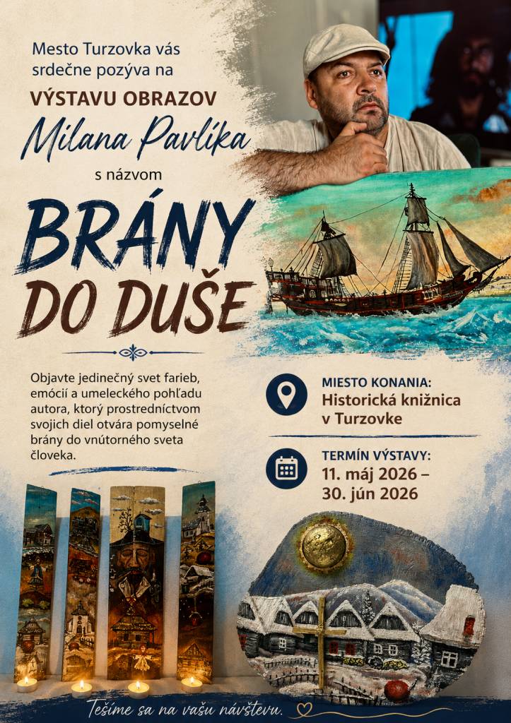 Brány do duše sú autorskou výstavou obrazov Milana Pavlíka, v ktorej autor predstavuje svoju tvorbu ako osobnú výpoveď o vnútornom svete človeka. Každé dielo je jedinečným príbehom, v ktorom sa prelínajú spomienky, emócie, symbolika a hlboký vzťah k rodnému kraju.