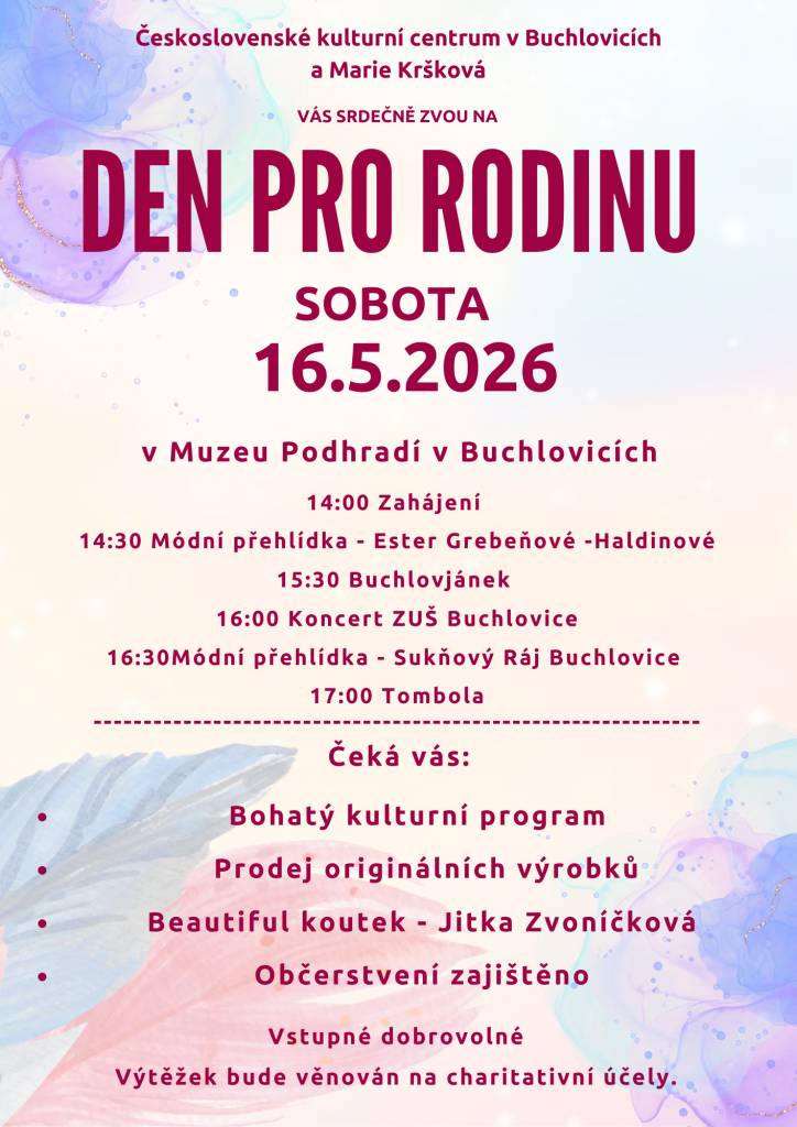 - 15.5.2026 Muzeum Podhradí Buchlovice