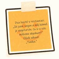 A tenhle znáte? Vegan a vegetarián v restauraci