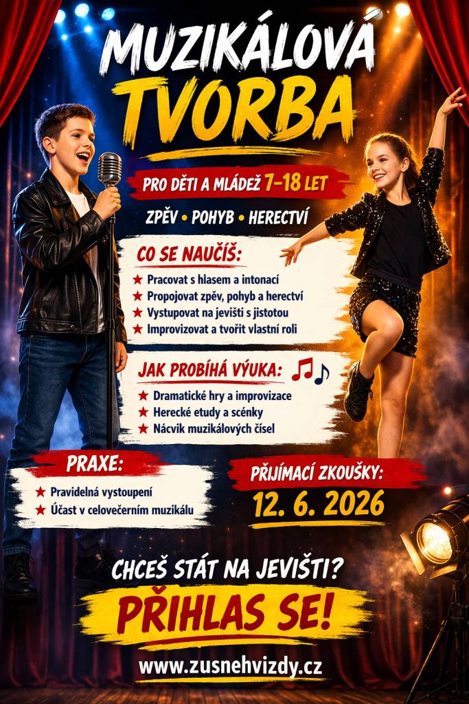 Muzikálová tvorba - přihlaš se!