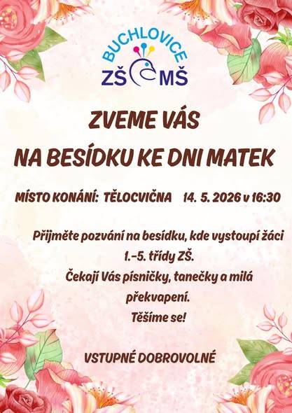 - ve čtvrtek 14.5.2026 od 16:30 h