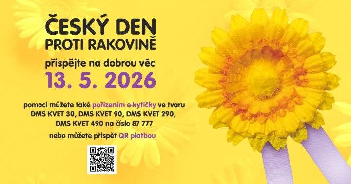 Ve středu 13. května 2026 se Základní škola Mukařov opět zapojí do celonárodní veřejné sbírky Český den proti rakovině, pořádané organizací Liga proti rakovině Praha. V ranních hodinách budou žáci školy v obci nabízet tradiční žluté kytičky za minimální příspěvek 20 Kč. Výtěžek sbírky je určen na podporu prevence, výzkumu a léčby onkologických pacientů. Obec Mukařov děkuje vedení školy, pedagogům i všem žákům, kteří se do této dobročinné akce zapojují, a zároveň děkujeme občanům za jejich podporu a ochotu pomáhat. 💛
