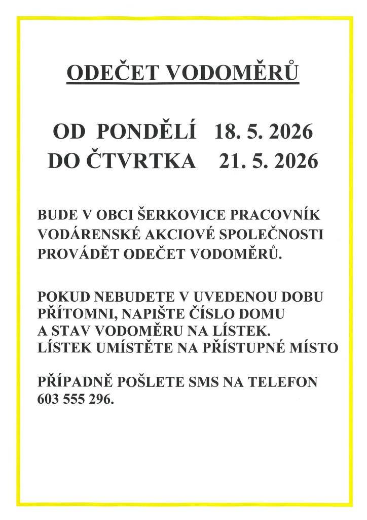 Ve dnech 18.5. - 21.5.2026