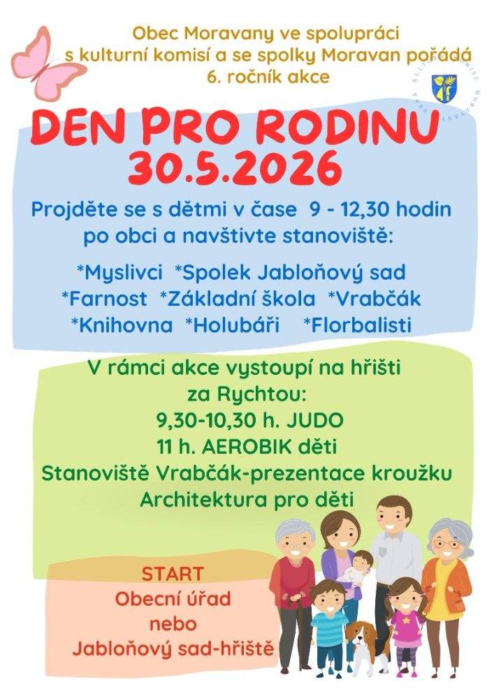 Vážení občané, srdečně Vás zveme na již tradiční oslavu Dne dětí.
