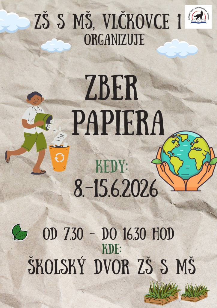 ZŠ s MŠ - školský dvor  od 8.6.2026 - 15.6.2026