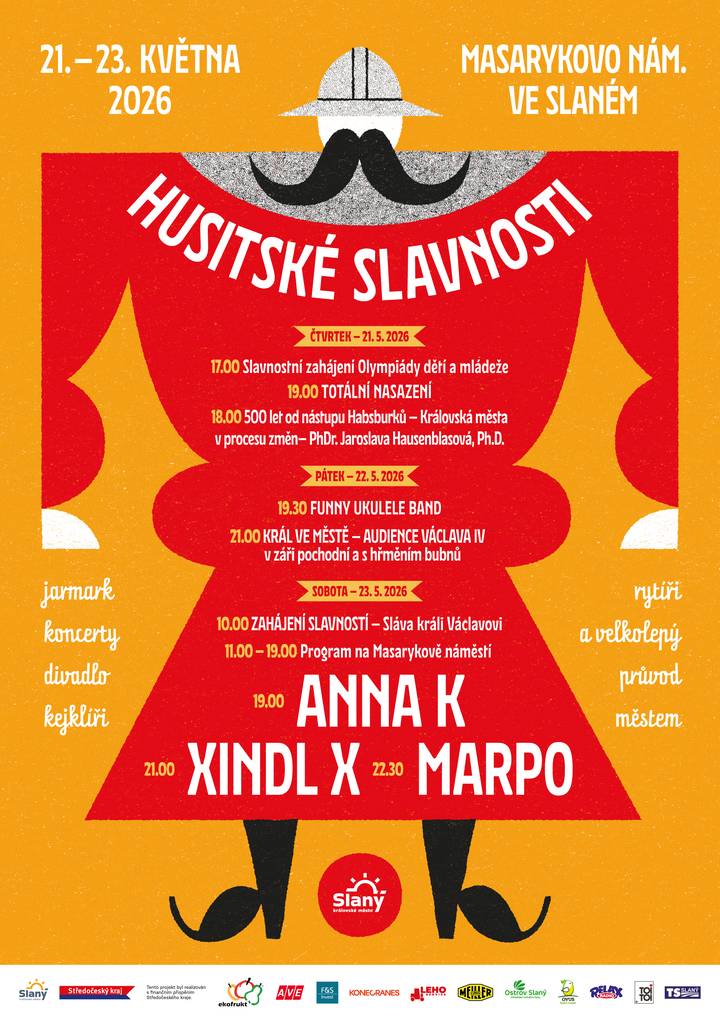 Pozvánka do Slaného na tradiční Husitské slavnosti