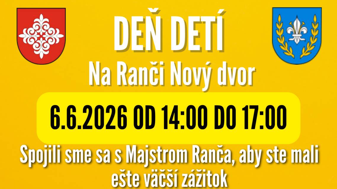 06.06.2026, 14:00 hod. - 17:00 hod., Ranč Nový Dvor Malý Lapáš