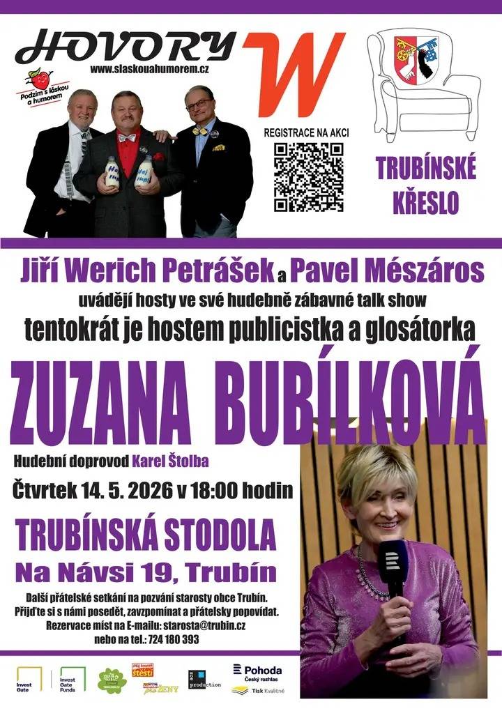 14.5.2026 od 18:00 v Trubínské stodole