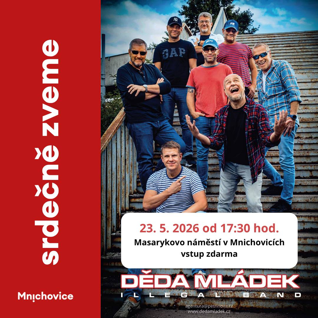 23. 5. 2026 - 17:30 - Masarykovo náměstí Vstup zdarma