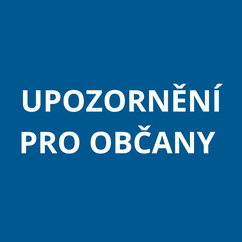 Upozorňujeme občany, že ve středu 13. května je pracoviště CzechPoint na Městském úřadu Beroun, Husovo náměstí 68 z provozních důvodů otevřeno od 10:00. Děkujeme za pochopení.