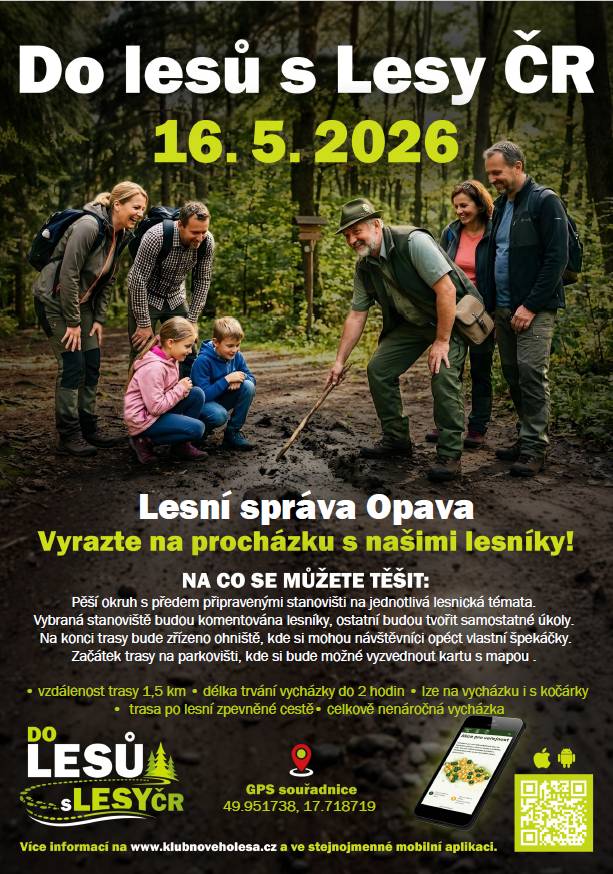 Akce lesů ČR se koná 16.5.2026.